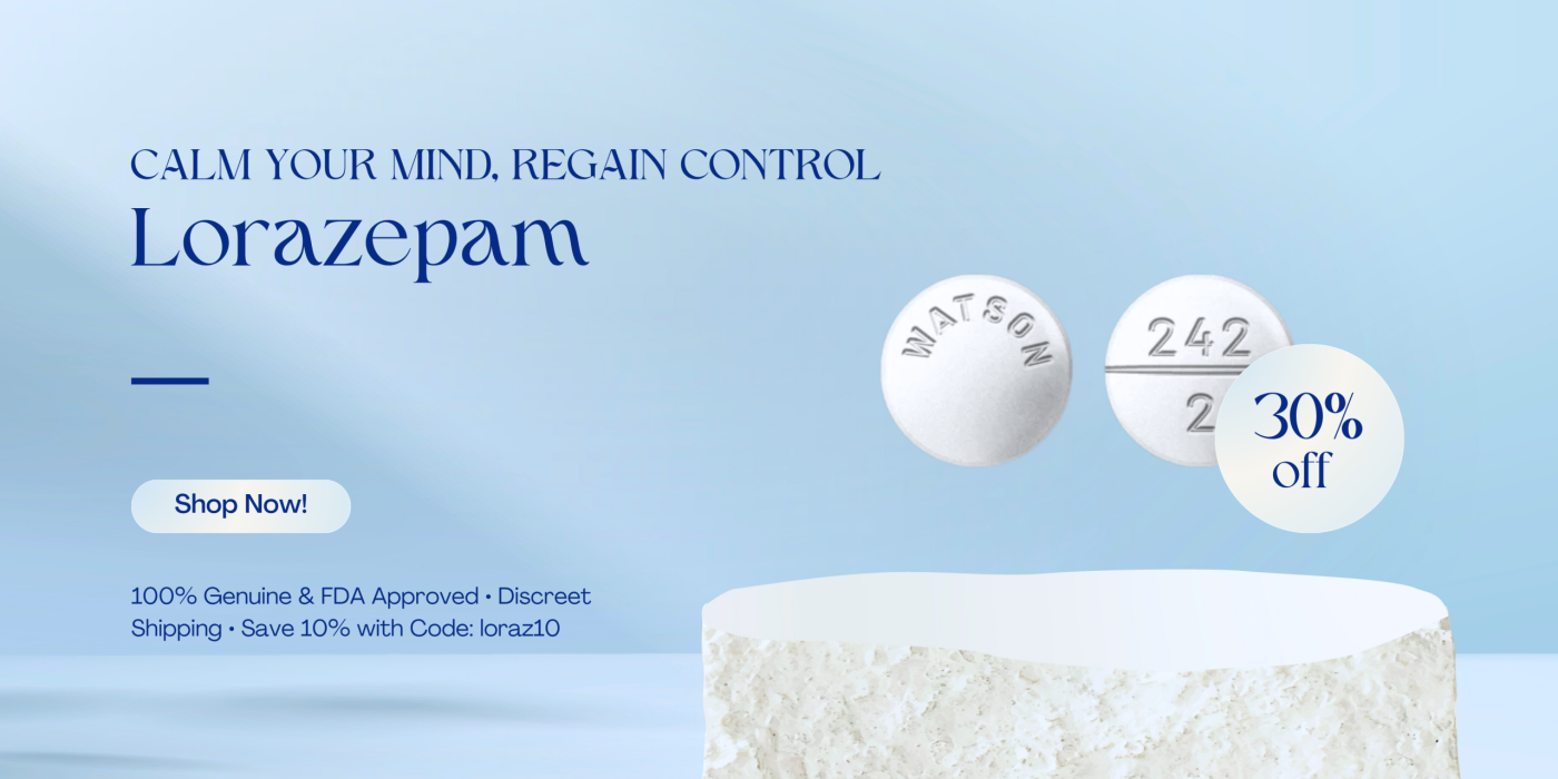 Buy Lorazepam Online – Trusted Pharmacy for Anxiety, Panic, and Insomnia Relief 1 Lorazepam
